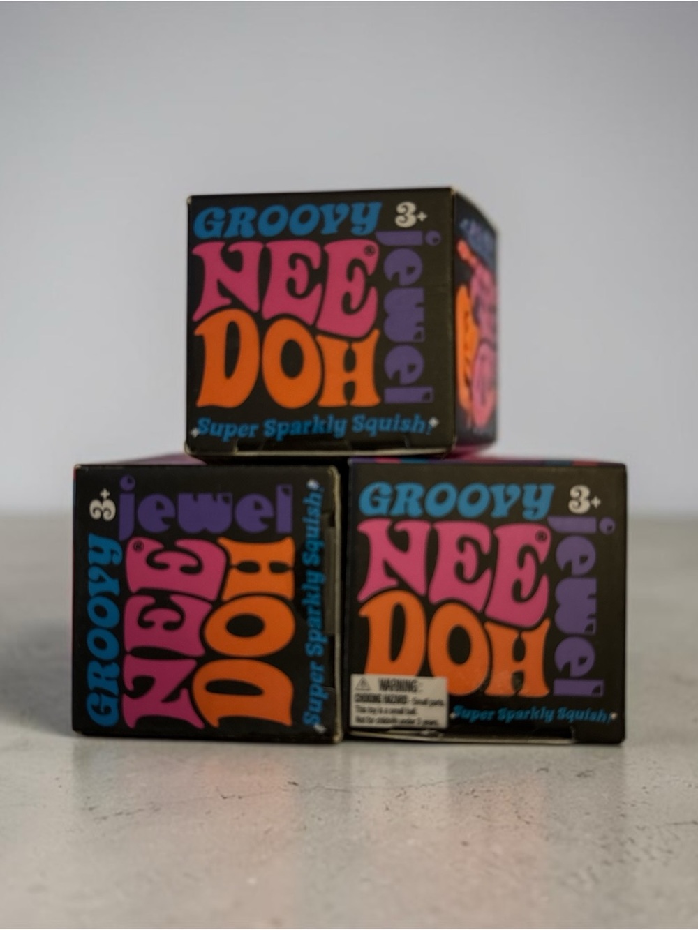 Rare  NeeDoh Jewel Super Sparkly Squish - (one)